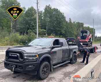 OPP conduct a Commercial Motor Vehicle inspection that leads to many charges