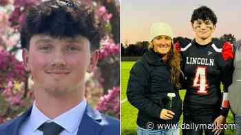 High school quarterback dead at 17 after suffering horror injury during game as 'completely devastated' loved ones pay tribute