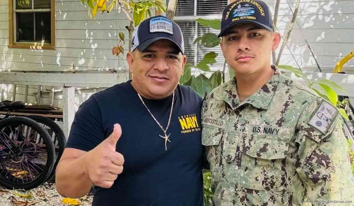 Father of Navy sailor aboard USS Lincoln released from immigration custody