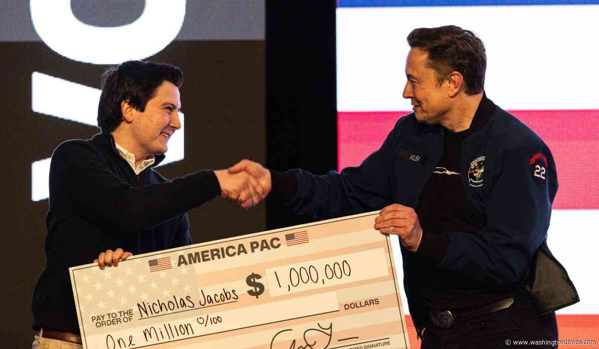 Elon Musk faces no criminal charges for million-dollar voter giveaway
