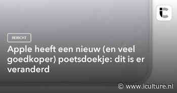 Apple heeft een nieuw (en veel goedkoper) poetsdoekje: dit is er veranderd