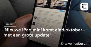 ‘Nieuwe iPad mini komt eind oktober – met een grote update’