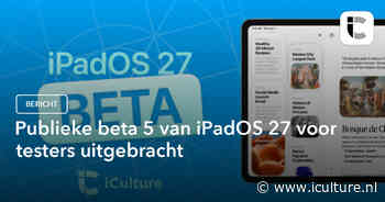 Publieke beta 5 van iPadOS 27 voor testers uitgebracht
