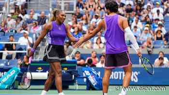 Serena, Alcaraz win mixed debut at US Open