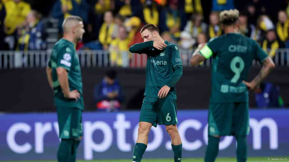 NEC baalt na mislopen CL: 'Na vroege rode kaart wisten we dat het klaar was'