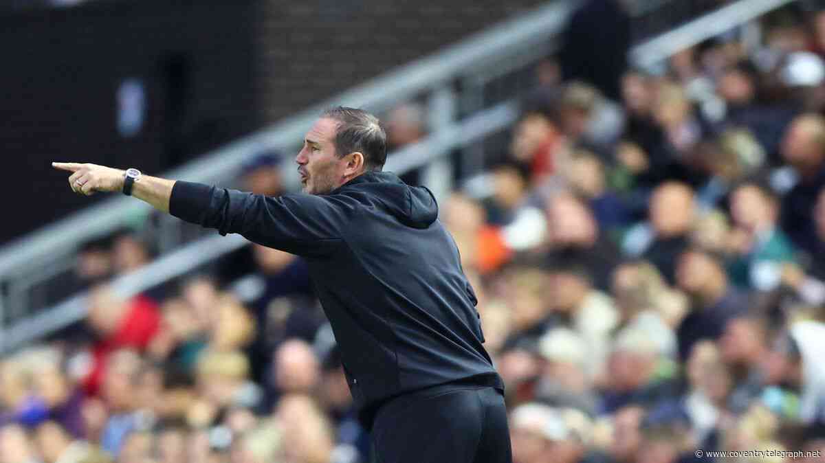 Frank Lampard expresses frustration as Coventry City make 'big mistakes' in cup win