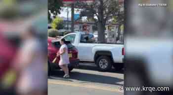Woman who went viral in Albuquerque road rage case to remain behind bars