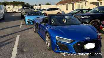 Several supercars are seized by police after 'convoy to wedding celebration turns dangerous'
