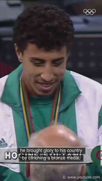Hocine Soltani became Algeria’s first-ever Olympic boxing champion at #Atlanta1996