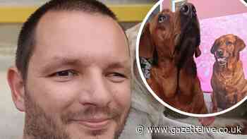 Disabled man devastated after Redcar yobs snatch portrait of his beloved dog at bus stop