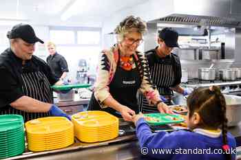 Prue Leith hails ‘revolution’ in school food and suggests banning lunchboxes