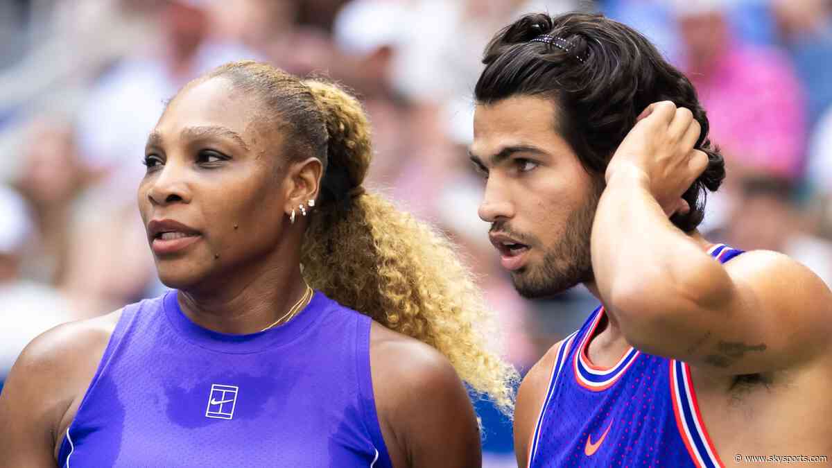 Williams and Alcaraz reach mixed doubles quarters before exit