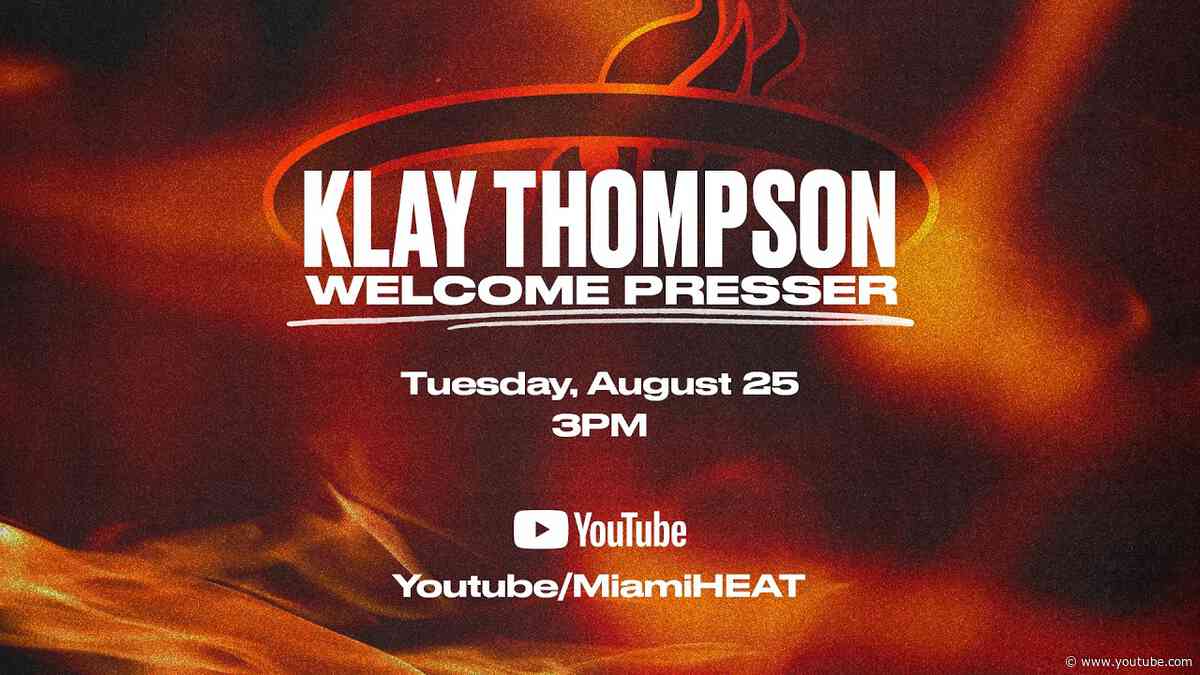 Klay Thompson Live Presser | August 25, 2026