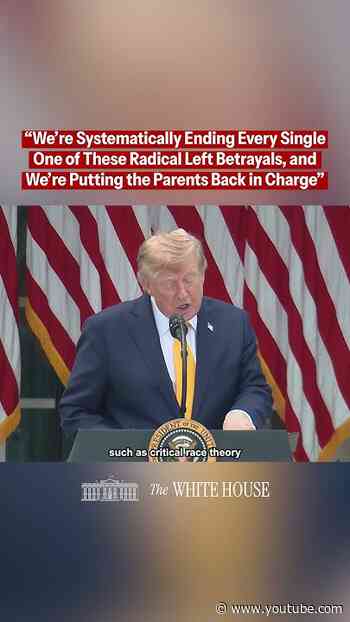 President Trump is fighting to put parents back in charge and reignite America's education system 🇺🇸