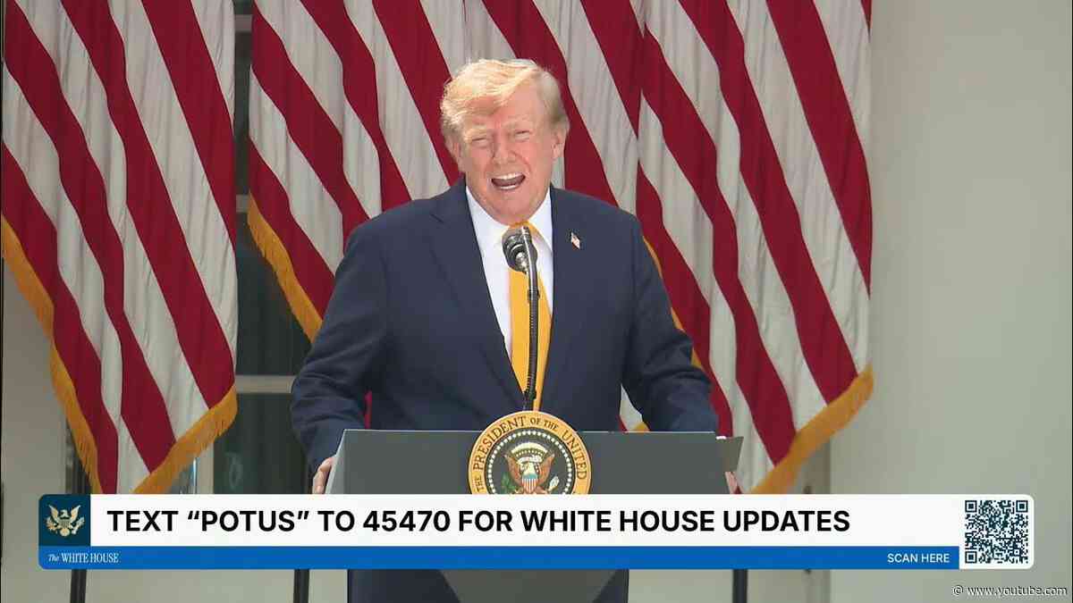 President Trump Participates in a Rose Garden Event, Aug. 24, 2026