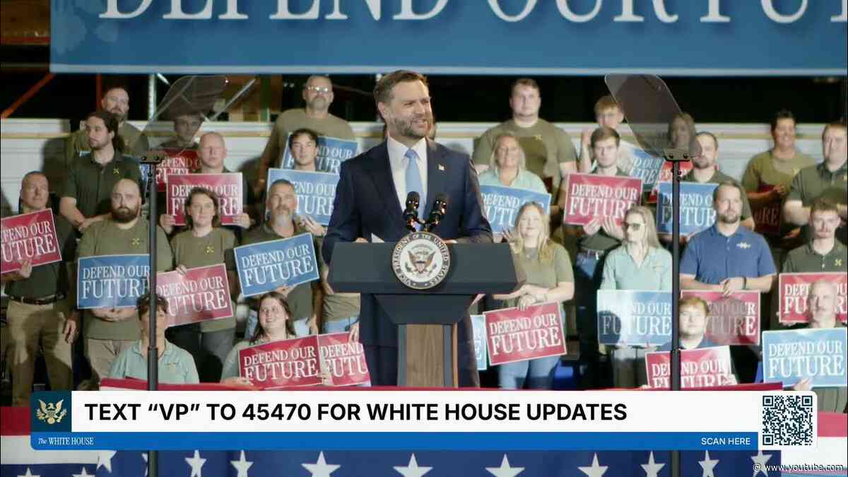 Vice President JD Vance Delivers Remarks in Brewer, ME