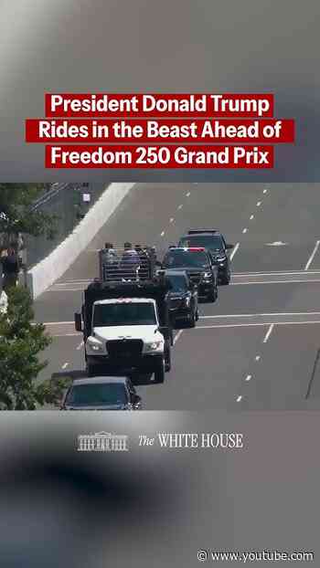The Beast rolls through the @Indycar Freedom 250 Grand Prix track in downtown Washington D.C.! 🇺🇸