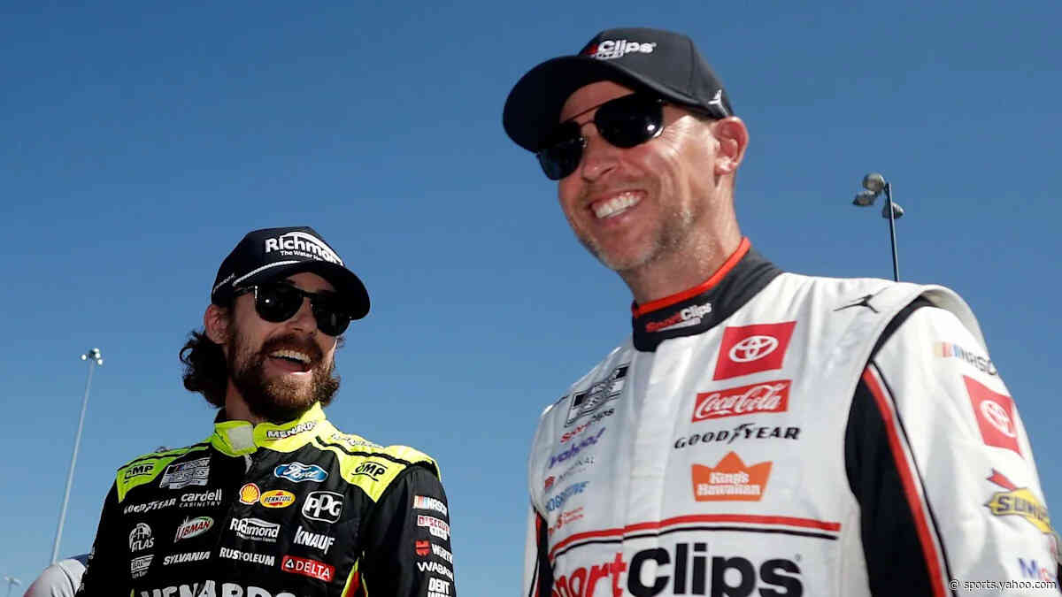 Denny Hamlin Downplays Potential Feud With Ryan Blaney