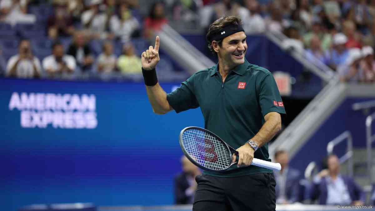 Federer celebrated in US Open return for exhibition