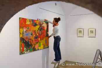 Hamburger Hafen und abstrakte Bilder zur Musik in „Kleiner Galerie“ Hohenstein-Ernstthal