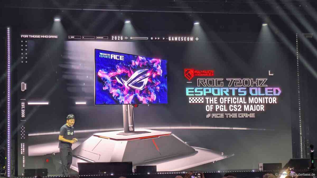 Gaming-Monitore: Asus bringt OLED-Monitor mit nativen 720 Hz