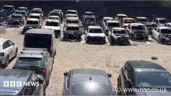 Fire destroys 140 cars at site used by Gatwick passengers