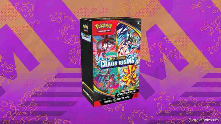 Rare Pokémon TCG deal: Mega Evolution Chaos Rising Booster Bundle is down to $44 at Amazon