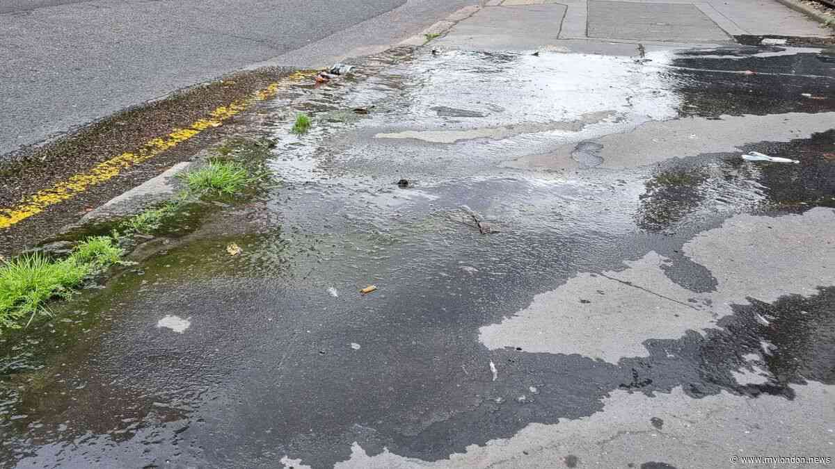 Croydon water leaks 'flowing all summer' as London suffers drought