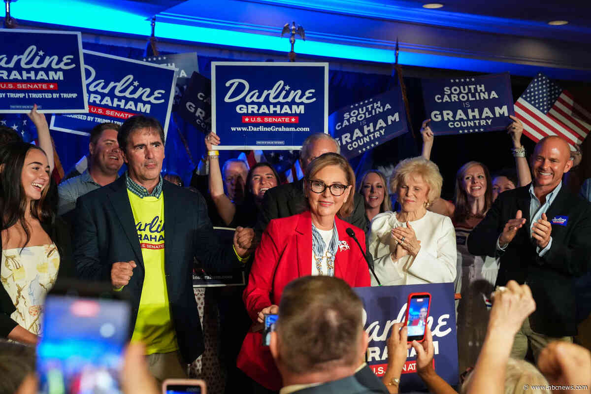 Sen. Darline Graham wins the Republican Senate primary runoff in South Carolina