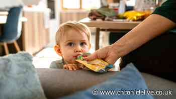 Warning not to give 'baby pouches' to children under a year old