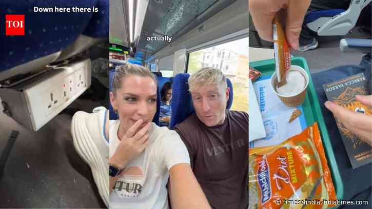 Delhi-Jaipur Vande Bharat Journey: British family finds it pretty pleasant; snacks and chai win them over