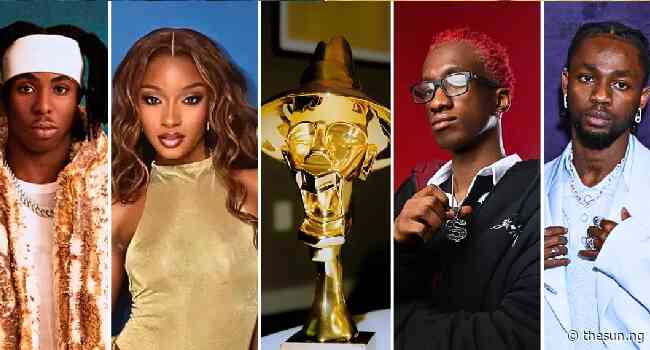 2026 Headies Awards: Fola, Wizkid, Omah Lay top nominees [FULL LIST]