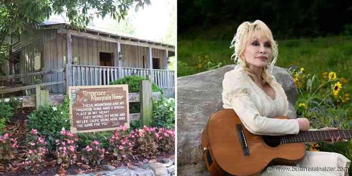 See inside Dolly Parton's childhood home, a 2-room log cabin where she lived with her 11 siblings