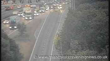 M62 closed near Greater Manchester due to 'offal spillage'