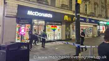 Police issue update on Piccadilly Gardens incident as cordon put in place