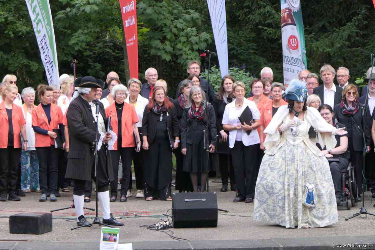 Hainichen: Mittelsächsisches Sängertreffen im Stadtpark nachgeholt