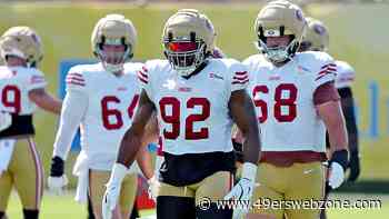49ers training camp: Osa Odighizuwa shines in practice, George Kittle ramping up