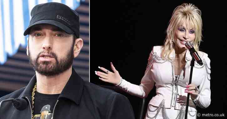 Eminem reveals private letter from Dolly Parton as he hails her a ‘superstar in every sense’