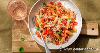 Wat Eten We Vandaag: Penne met tomaten-basilicumsaus en kipgehakt
