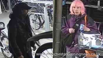 Police want to speak to these two people after bikes stolen in Manchester city centre