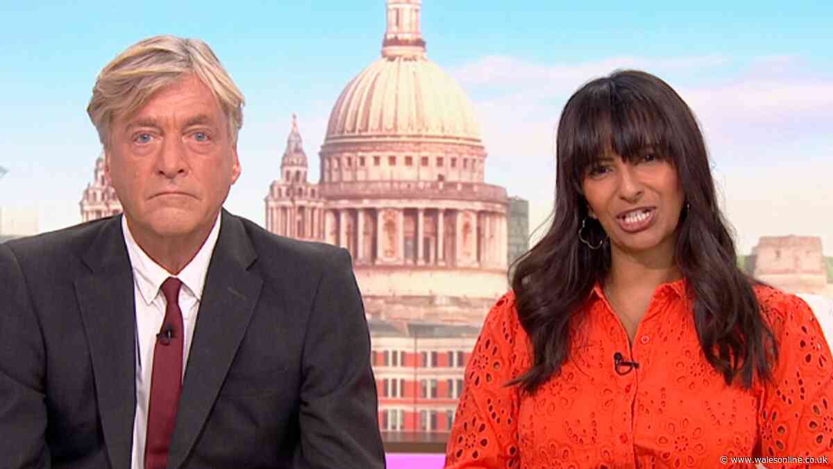 Good Morning Britain host comforted by ITV co-star as he breaks down on air