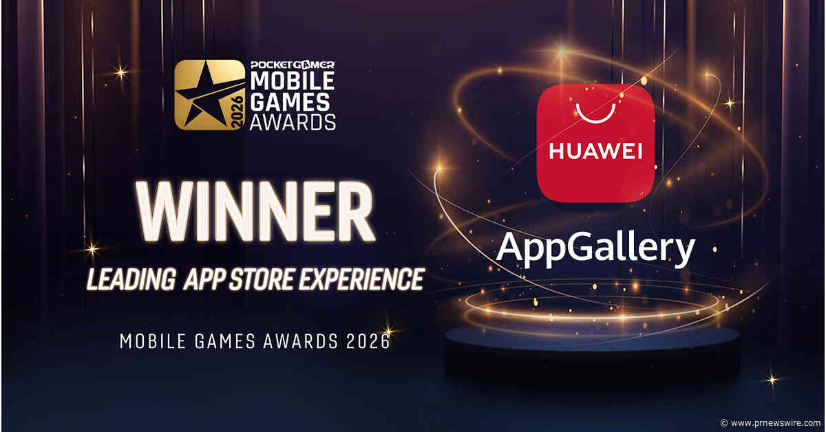 HUAWEI AppGallery premiada en los Mobile Games Awards 2026