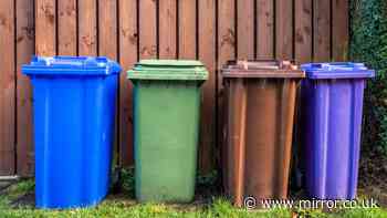 Wheelie bin recycling 'rule' reminder as rain and thunder forecast across UK