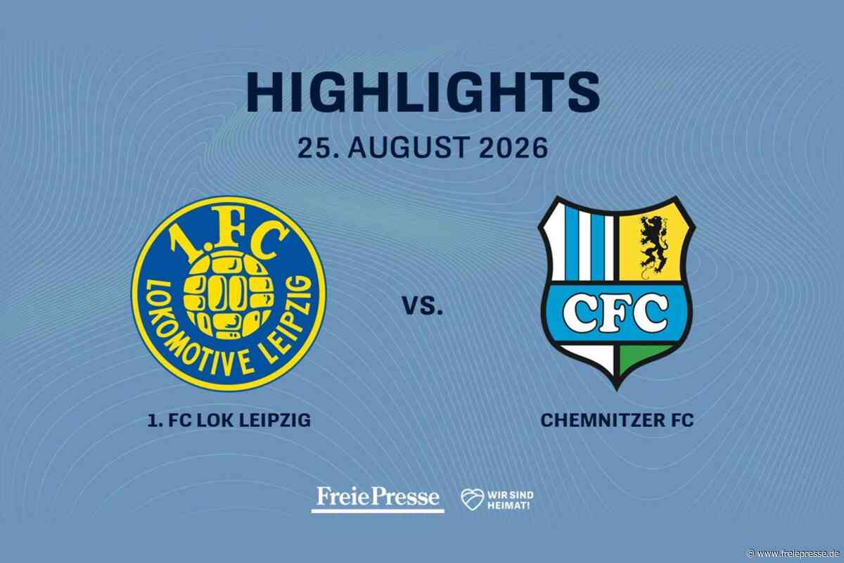 1. FC Lok Leipzig – Chemnitzer FC: Die Highlights des Spiels im Video