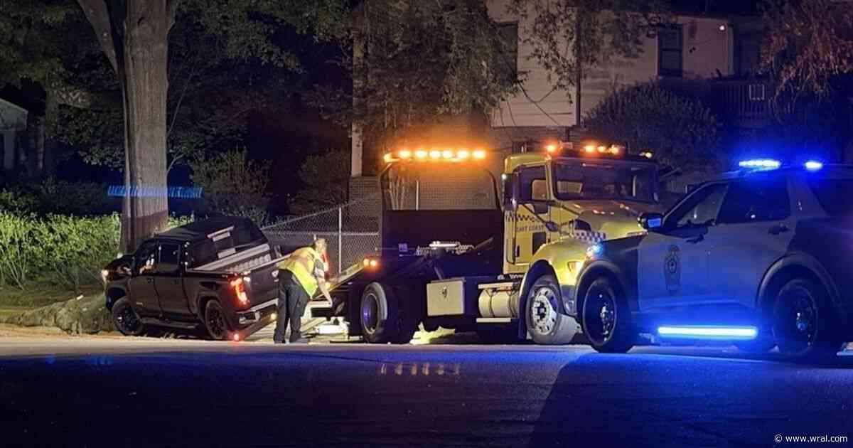 Sleepless driver crashes into tree in Raleigh