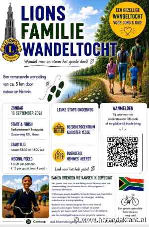 13 september familiewandeltocht Lions