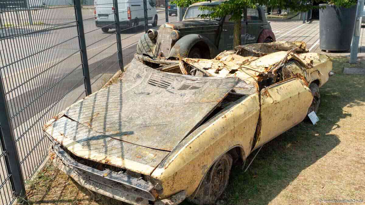 Nach spektakulärem Oldtimer-Fund in der Donau: Opel Manta wird zum Besuchermagnet