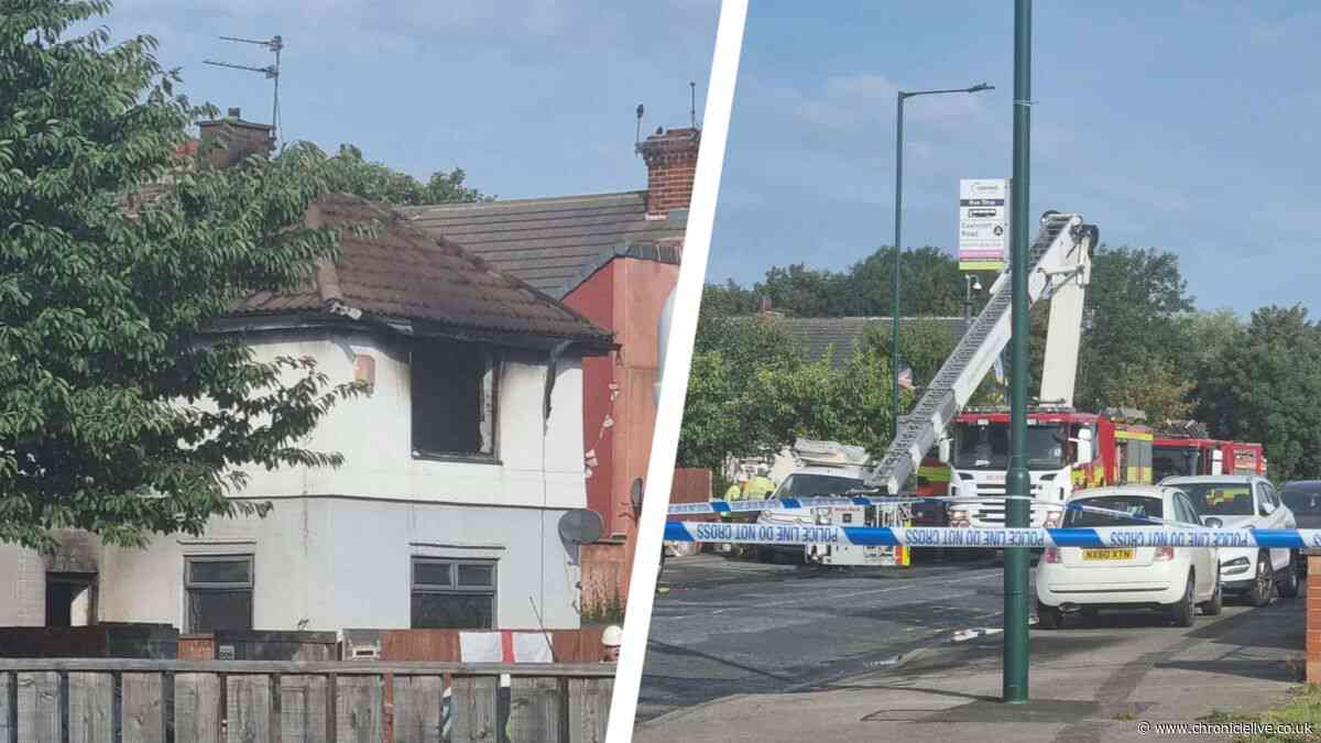 Grangetown fire LIVE: Emergency services at scene of house fire near Middlesbrough - cordon in place