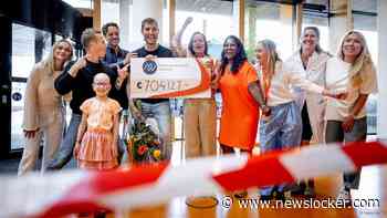 Van der Weijden doneert cheque van ruim 7 ton voor bestrijding kinderkanker