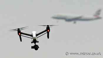 Passenger plane just feet away from hitting drone in near-miss over UK